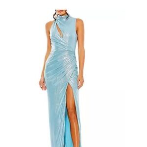 Elegant Blue Evening Gown
